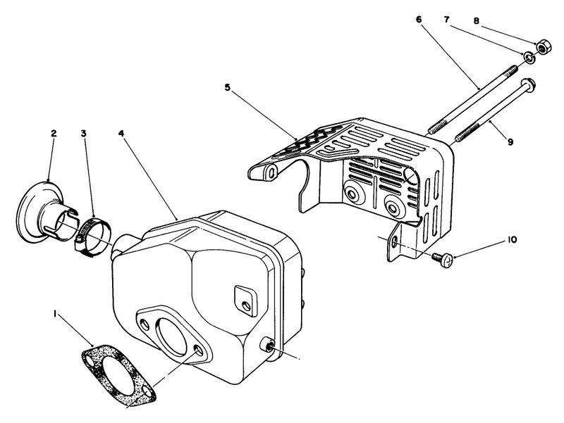 Muffler Assembly model No 47pl0 3
