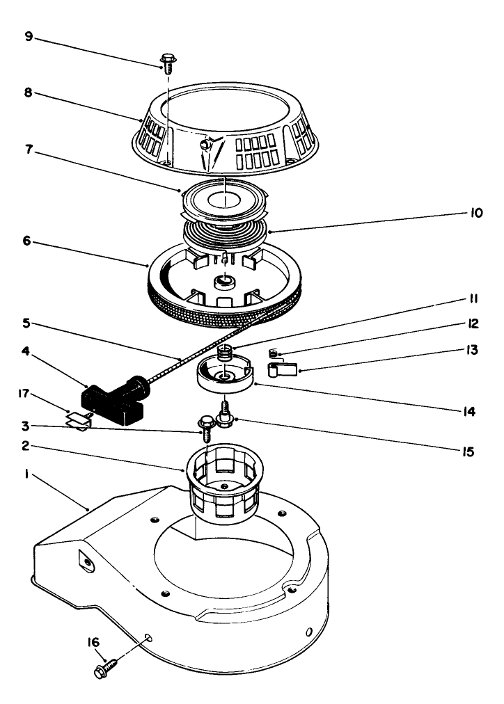 Recoil Assembly model No 47pl0 3