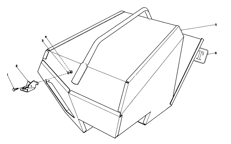 Steel Grass Catcher model 22099optional