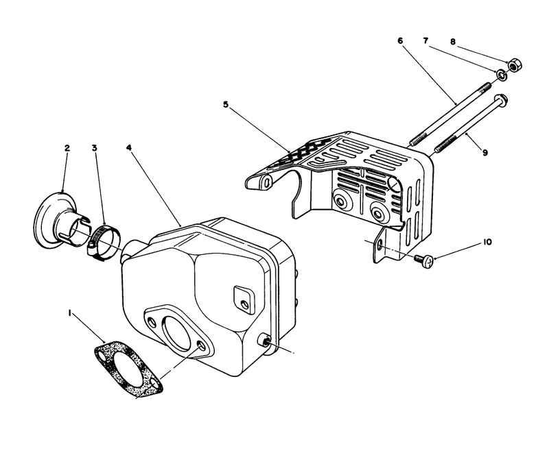 Muffler Assembly model No 47pn2 3