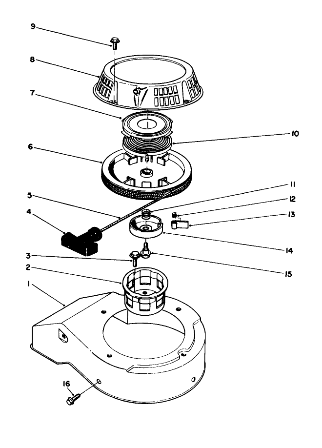 Recoil Assembly model No 47pn2 3