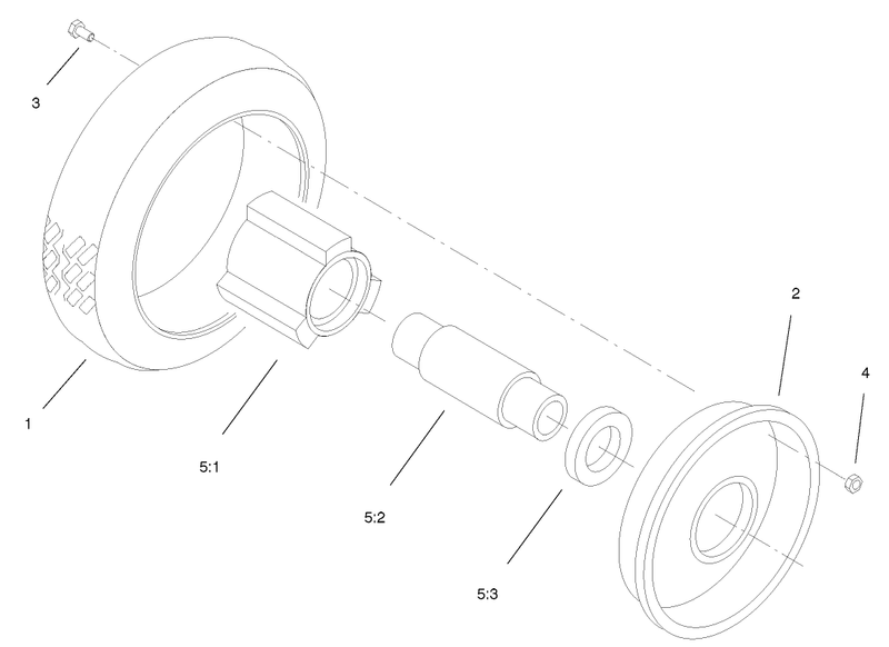 Front Wheel And Tire Assembly No 53 7720