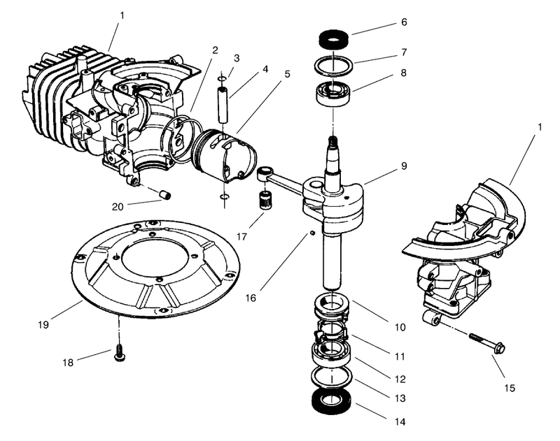 Crankshaft Assembly model No 47pt7 3