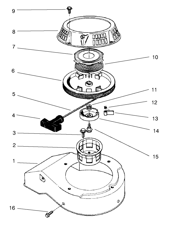 Recoil Assembly model No 47pt7 3