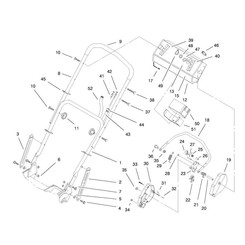 Handle Assembly Model No 20466 Only