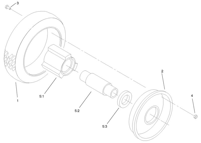 Front Wheel And Tire Assembly