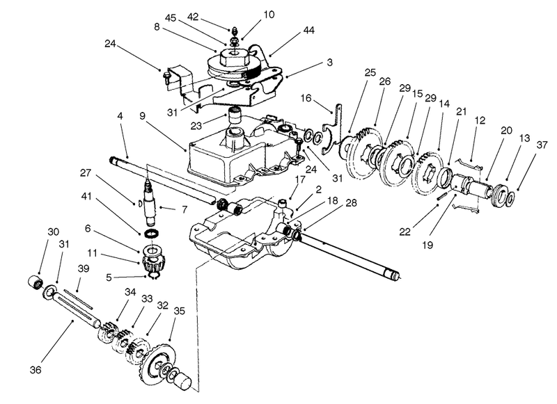 Gear Case Assembly No 74 1861