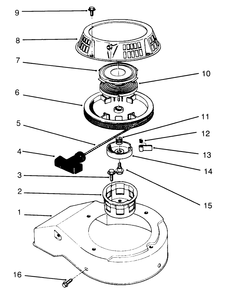 Recoil Assembly model No 47ps5 3