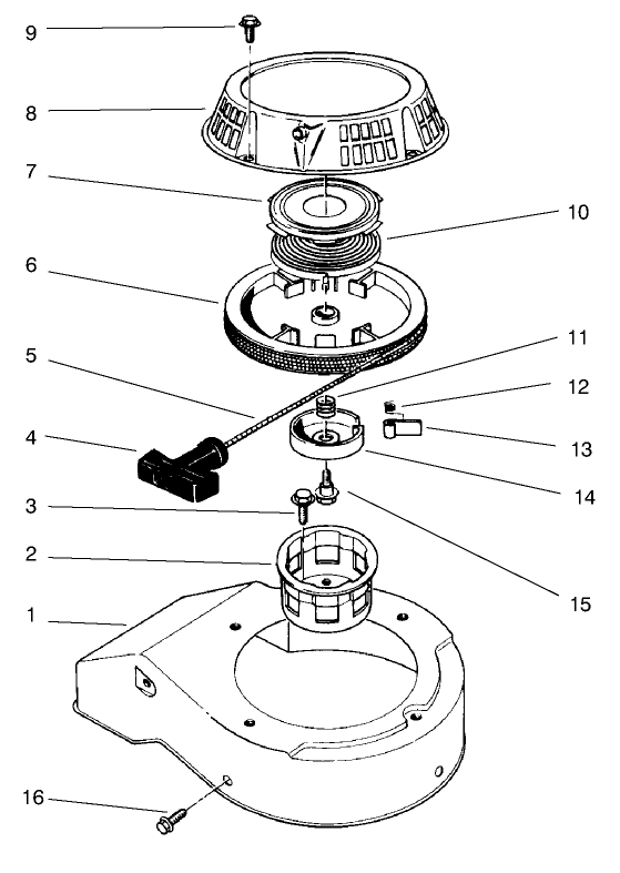 Recoil Assembly model No 47pt6 3