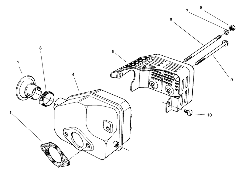 Muffler Assembly model No 47pt7 3