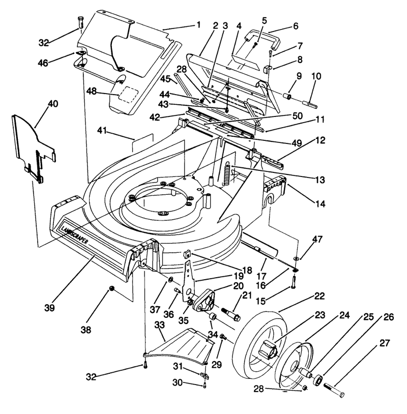 Housing and Wheel Assembly