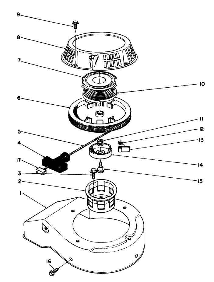 Recoil Assembly model No 47pl0 3