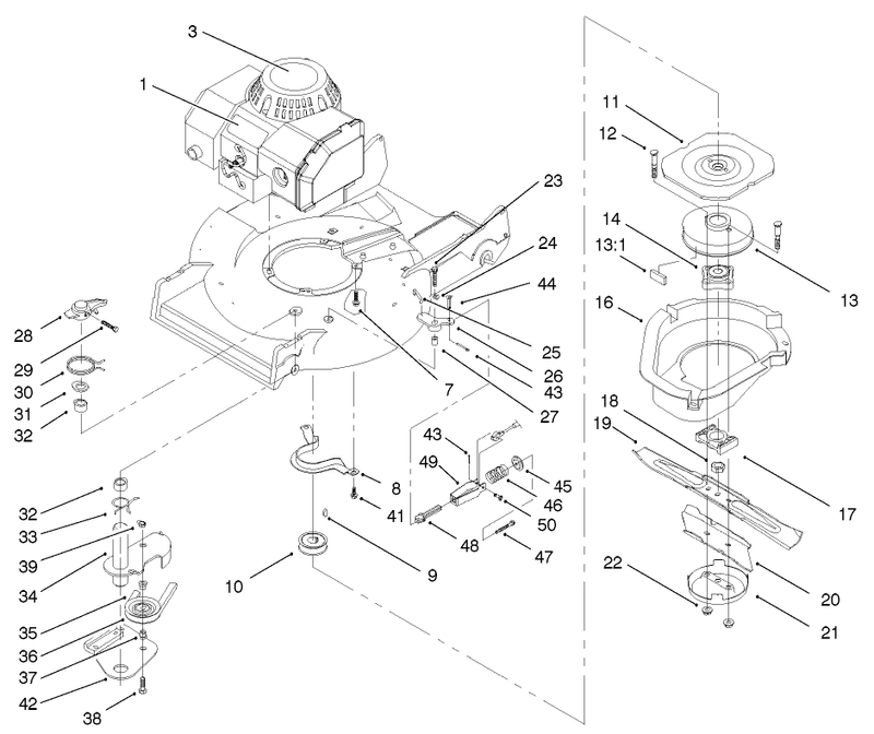 Blade Brake Clutch Assembly