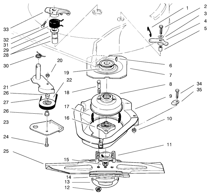 Blade Brake Clutch Assembly