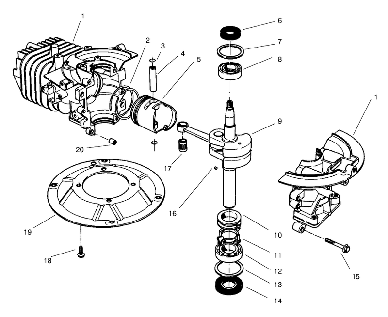 Crankshaft Assemblymodel No 47pt7 7