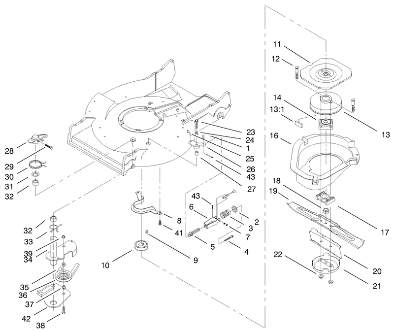 Blade Brake Clutch Assembly