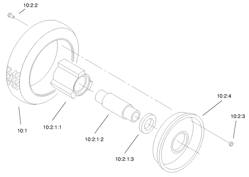 Front Tire and Wheel Assembly
