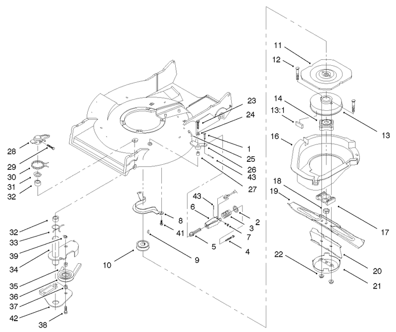 Blade Brake Clutch Assembly