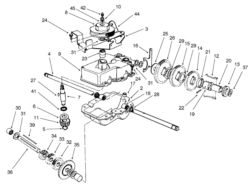 Gear Case Assembly No 74 1861