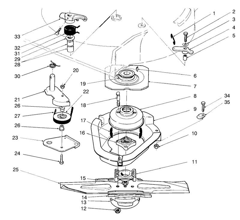 Blade Brake Clutch Assembly