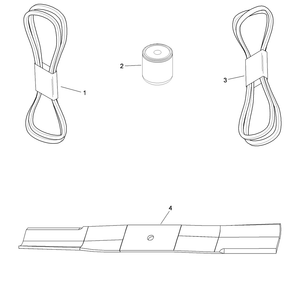 MVP Filter Belt and Blade Kit No 112-5001