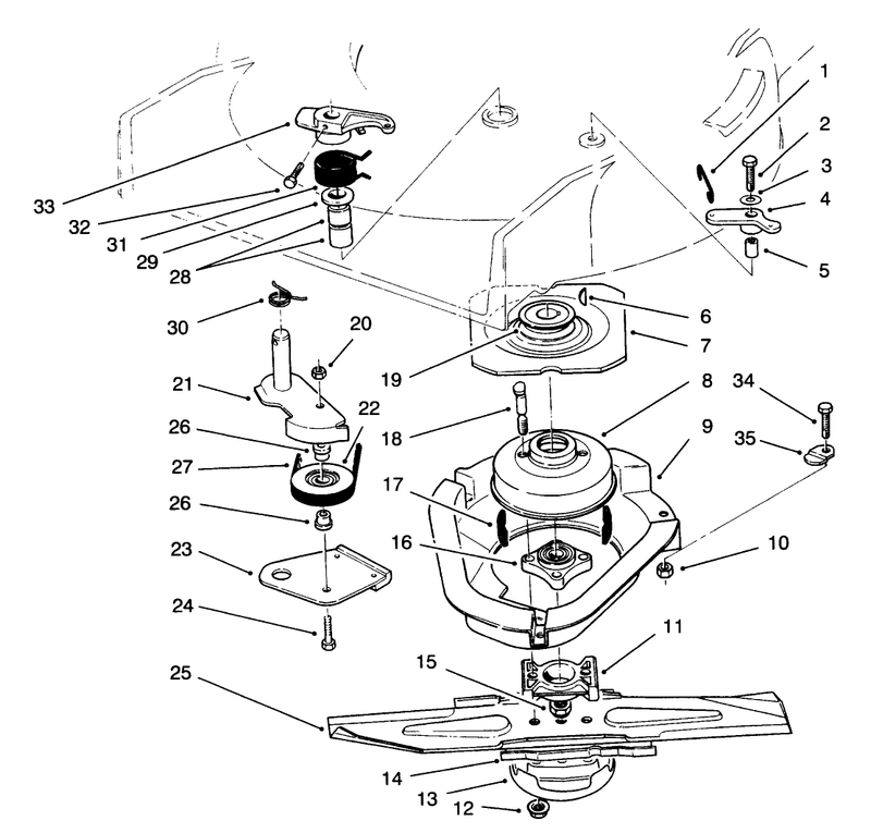 Blade Brake Clutch Assembly
