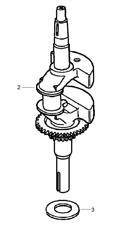 Crankshaft Assembly Honda GSV190LA A3T