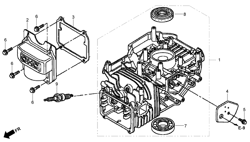 Cylinder Barrel Assembly Honda GSV190LA A3T