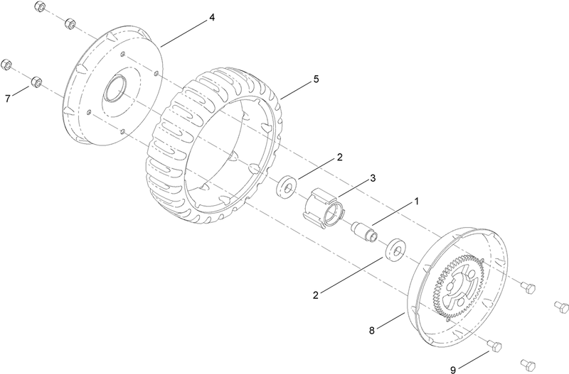 Rear Wheel Assembly No 117 5253