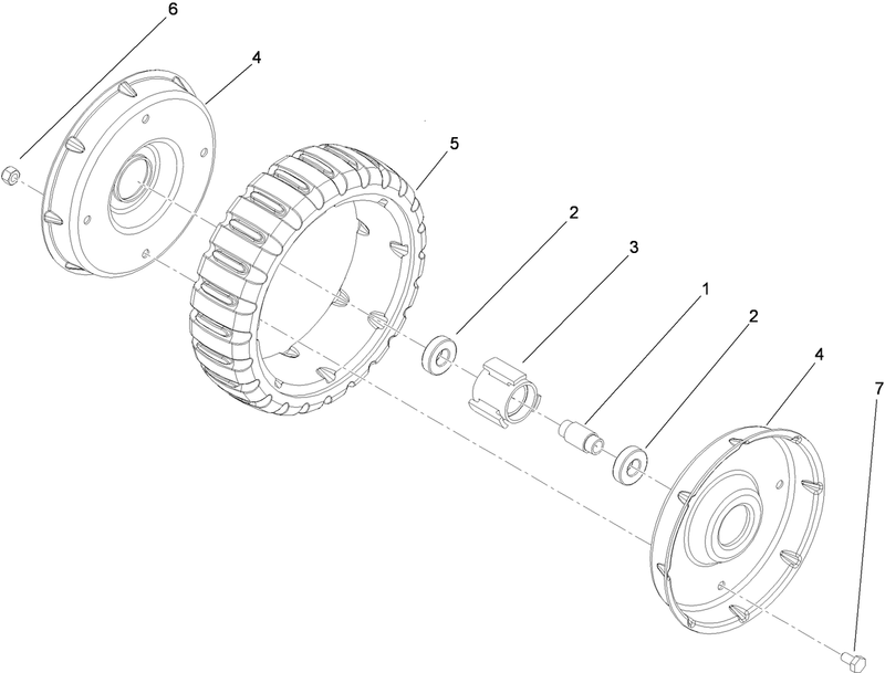 Wheel Assembly No 117 5252