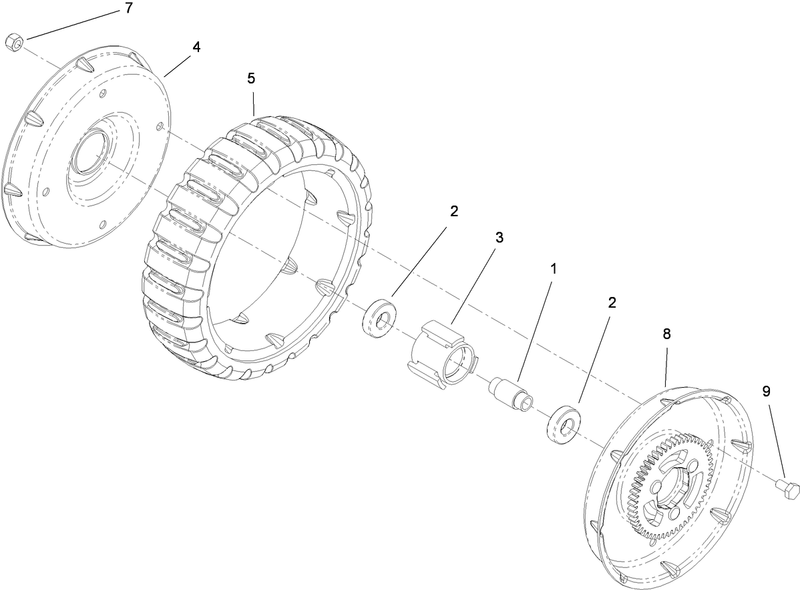 Wheel Assembly No 117 5253