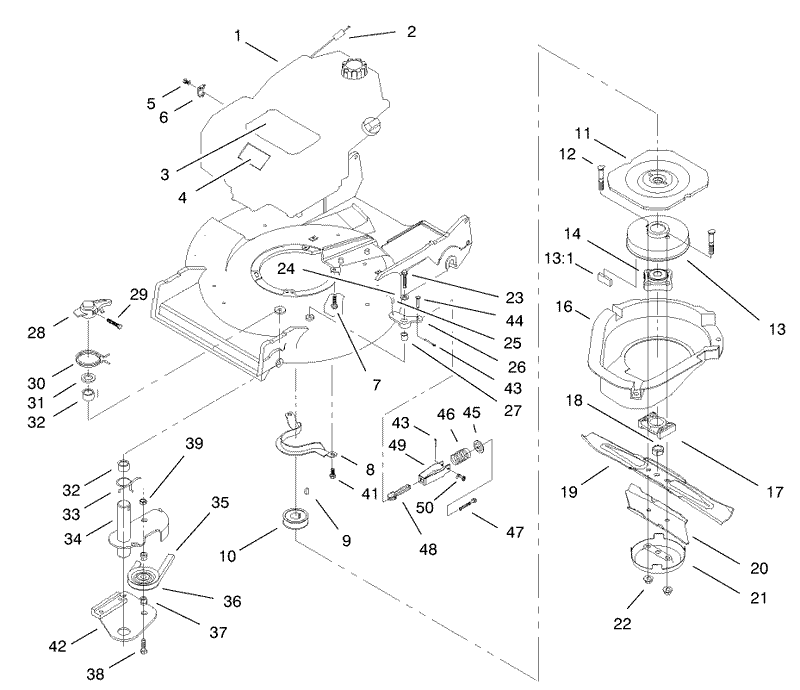 Blade Brake Clutch Assembly