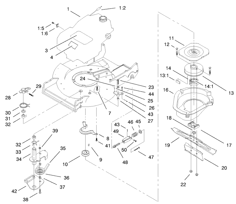 Blade Brake Clutch Assembly