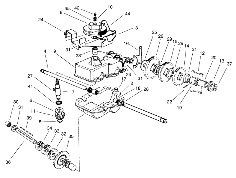 Gear Case Assembly No 74 1861