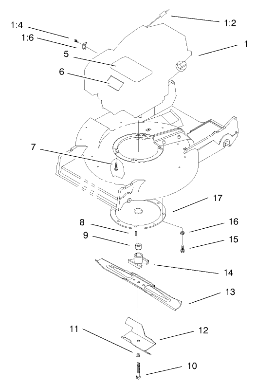 Engine and Blade Assembly