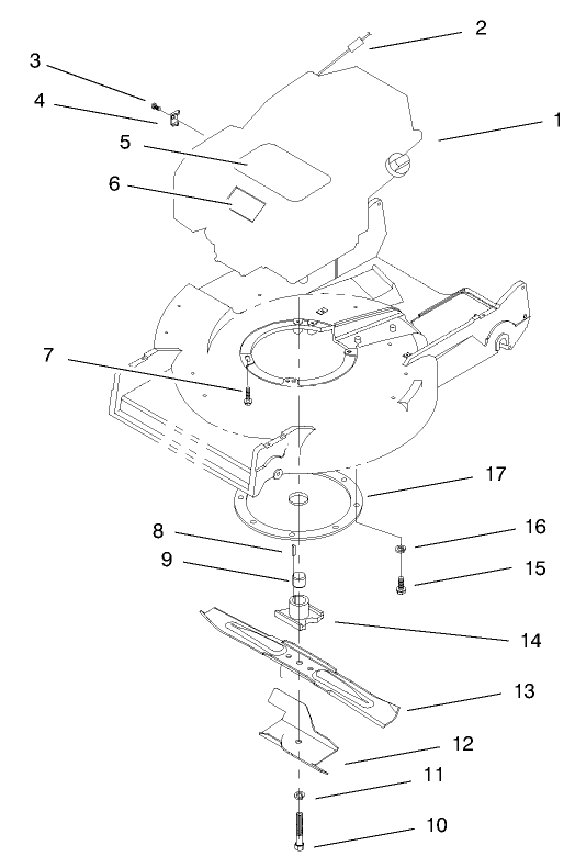Engine and Blade Assembly