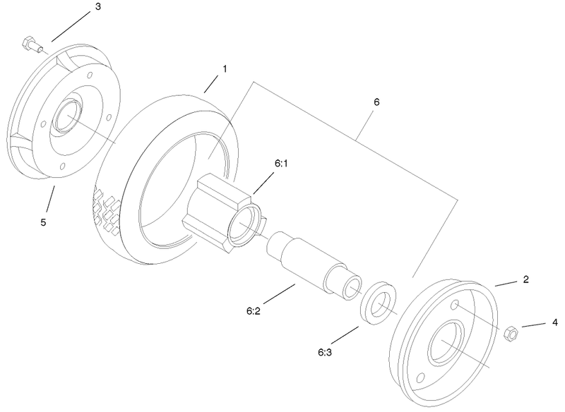 Rear Wheel and Tire Assembly No 74 1720