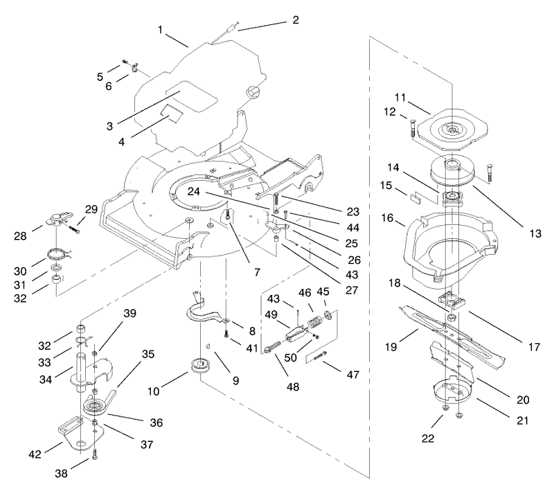 Blade Brake Clutch Assembly
