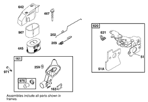 Air Cleaner and Governor Assembly