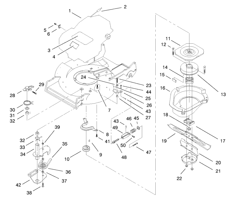 Blade Brake Clutch Assembly