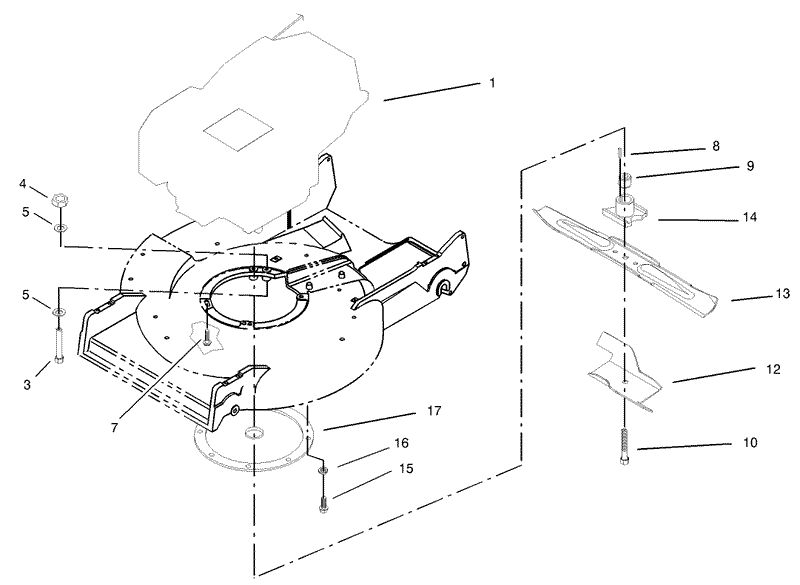 Engine and Blade Assembly