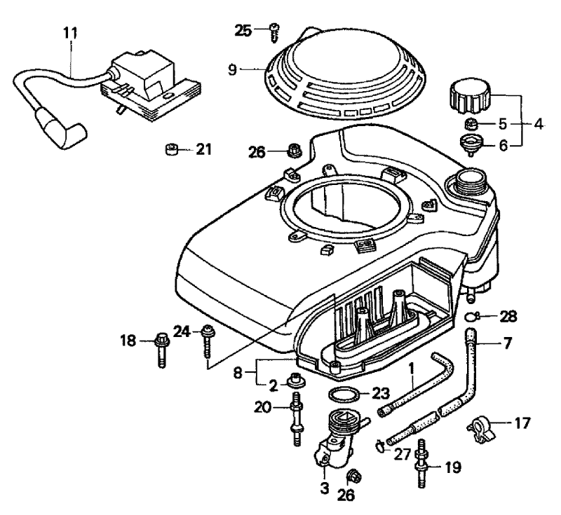 Fan Cover Assembly Honda GXV160K1 A12