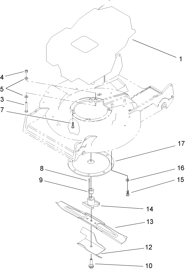 Engine and Blade Assembly