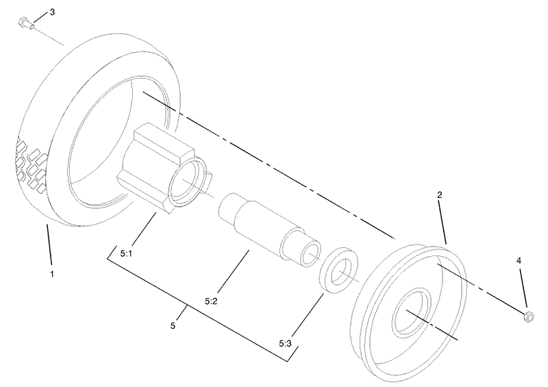 Wheel and Tire Assembly No 100 2870