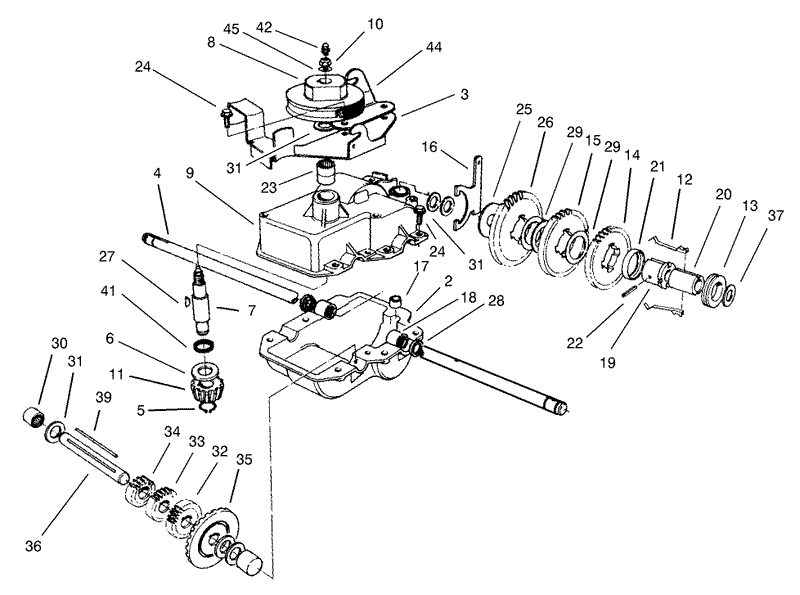 Gear Case Assembly No 74 1861