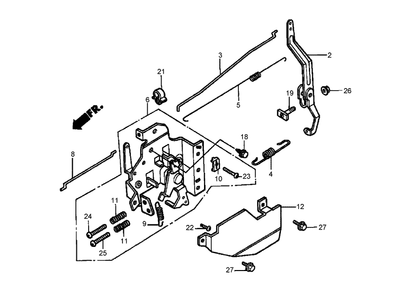 Control Assembly Honda GXV160K1 A1T