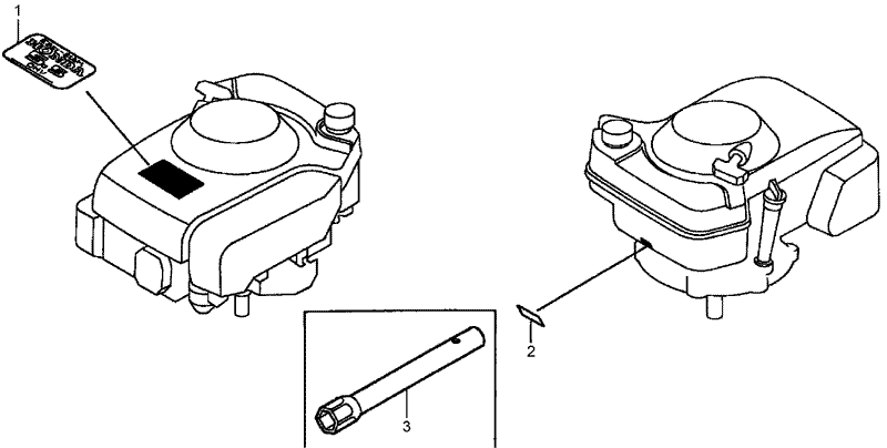 Label Assembly Honda GXV160A1 T1AH