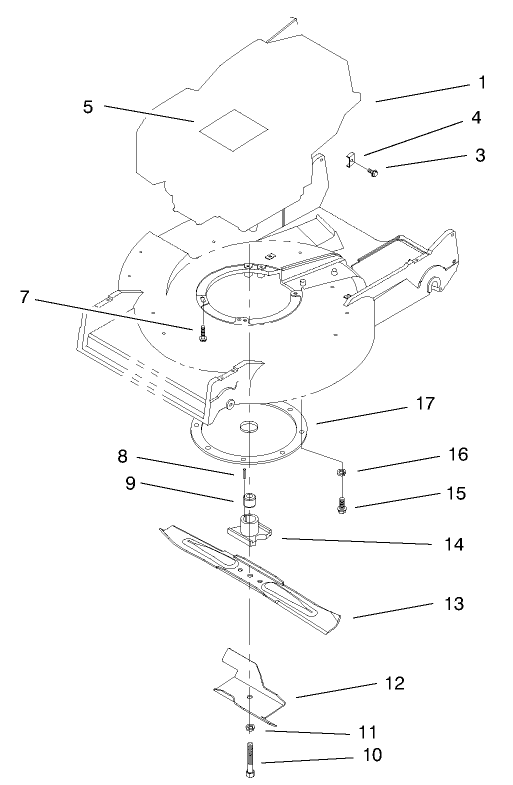 Engine and Blade Assembly