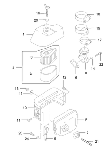 Air Filtermuffler Assembly