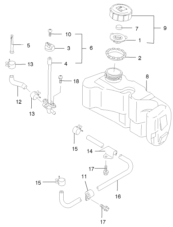 Fuel Tank And Valve Assembly